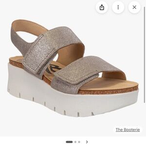 OTBT Women's Sandals - Glittering Silver